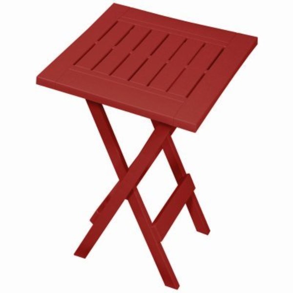 Gracious Livingrporation RED Folding Table 14206-6PDQ
